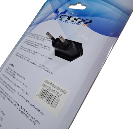 Ασύρματο κουδούνι πόρτας - VV9 - 008038 - Black - Image 2