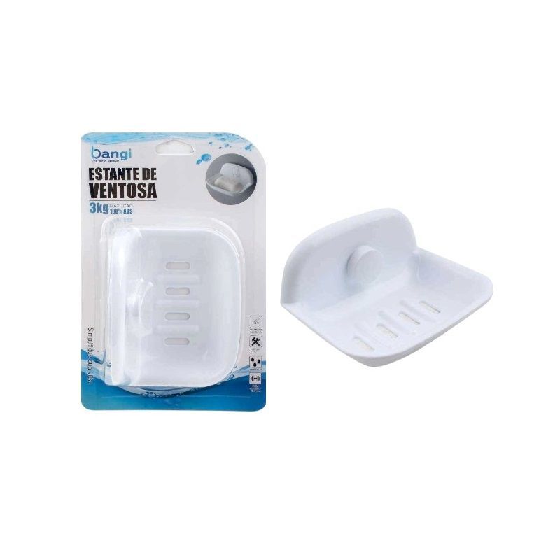 Επιτοίχια σαπουνοθήκη μπάνιου με βεντούζα - Image 3