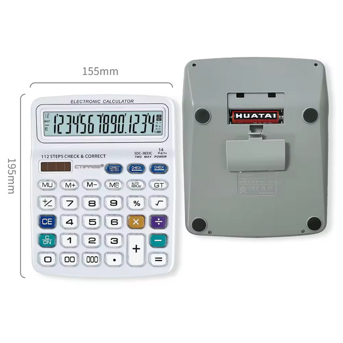 Ψηφιακή αριθμομηχανή - SDC-3833C - 038333 - Image 2