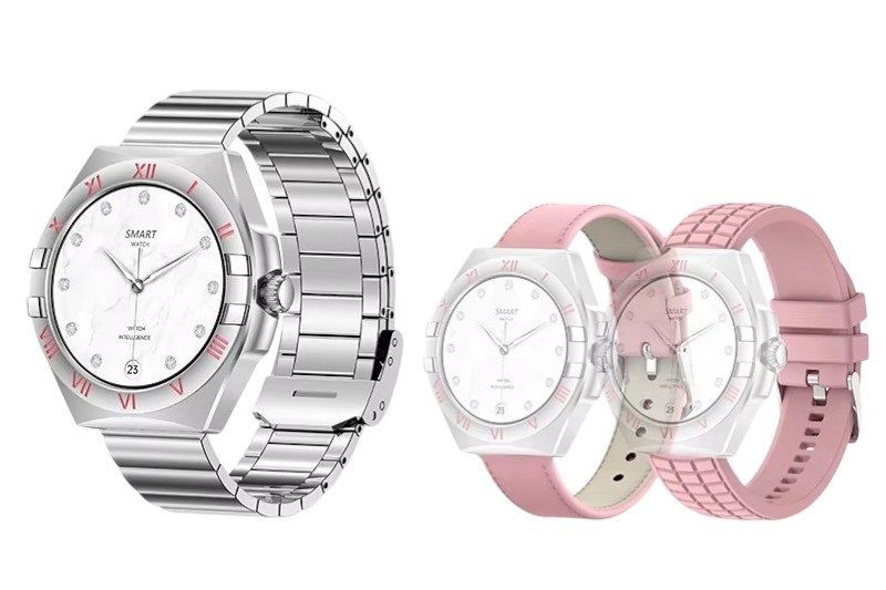 Σετ Smartwatch με 3 λουράκια LG80 Mini 065066 - Image 4