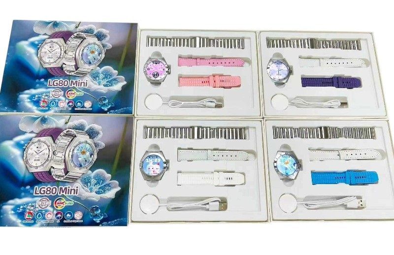 Σετ Smartwatch με 3 λουράκια LG80 Mini 065066 - Image 6
