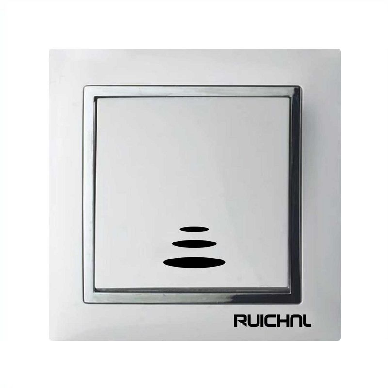 Διακόπτης τοίχου χωνευτός με λυχνία - Μονός διπλού ελέγχου - RC3605 - 068110