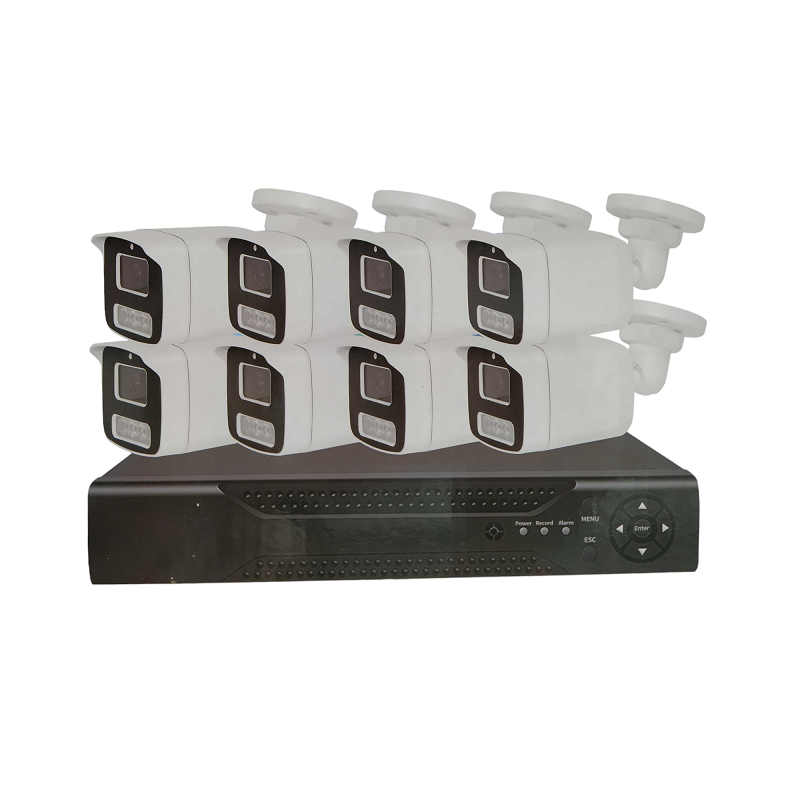 Καταγραφικό δικτύου με 8 κάμερες - CCTV Security Recording System - POE - 080067