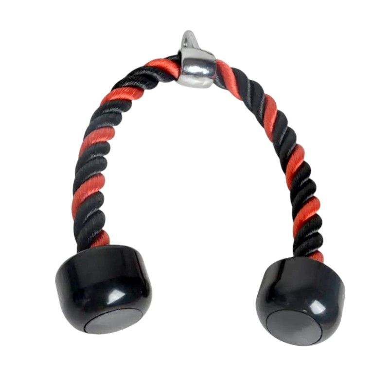 Σχοινί τροχαλίας διπλής λαβής για εκγύμναση τρικεφάλων 70cm