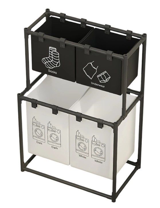 Υφασμάτινο καλάθι απλύτων - YH6903-2 - 170295 - Image 2