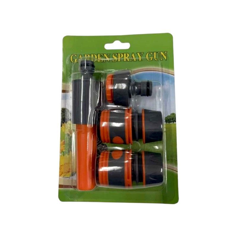 Σετ πιστόλι και ταχυσύνδεσμοι για λάστιχο ποτίσματος - Image 4