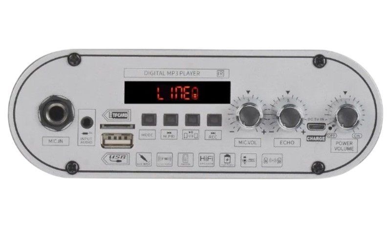 Ασύρματο ηχείο Bluetooth με μικρόφωνο Karaoke - NDR-16A - 417072 - Image 2