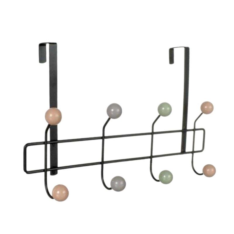 Μεταλλική κρεμάστρα πόρτας 4 θέσεων - Image 4