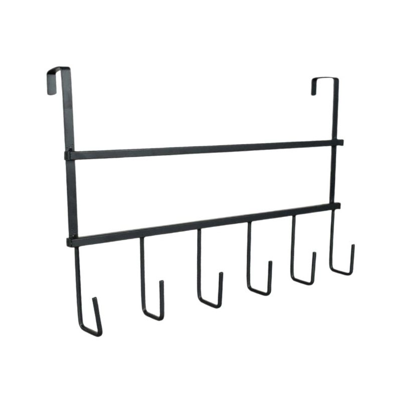 Μεταλλική κρεμάστρα πόρτας 6 θέσεων - Image 2