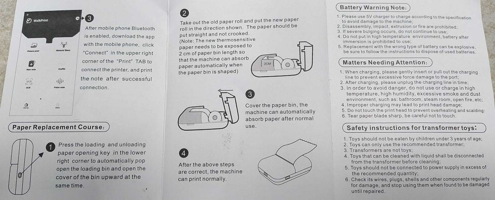 Παιδικός mini εκτυπωτής D7 810699 - Image 6