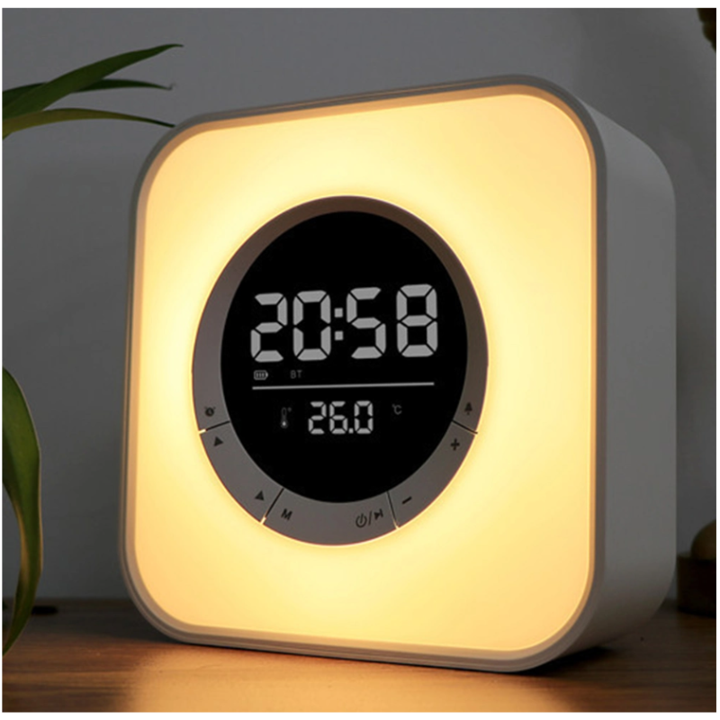 Ασύρματο ηχείο Bluetooth LED & ψηφιακό ρολόι - P10 - 810811 - Image 5