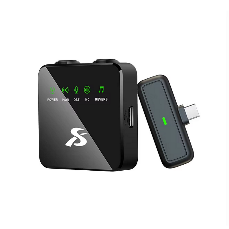 Ασύρματο mini επαναφορτιζόμενο πυκνωτικό μικρόφωνο για καταγραφή ήχου - iP/Lightning - SX10 - 811368 - Image 2