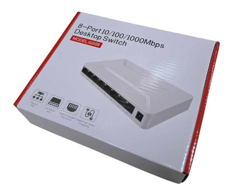 Switch με 8 θύρες Ethernet - GS08AS-8 - 812044 - Image 3