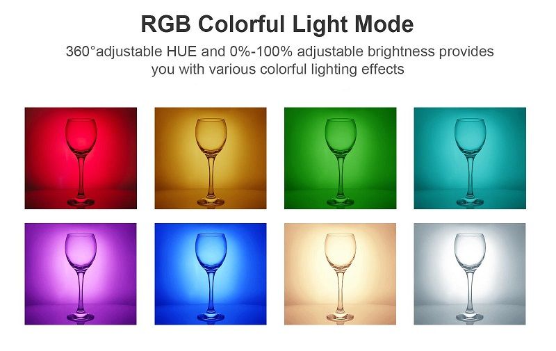 Επαναφορτιζόμενος φακός κάμερας LED - Multicolor - D12S - 812914 - Image 2