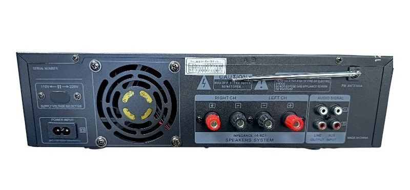 Σετ ηχεία subwoofer με ενισχυτή & μικρόφωνο Karaoke - QS-A8 - 813164 - Image 5