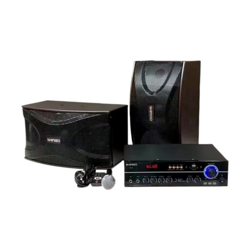 Σετ ηχεία subwoofer με ενισχυτή & μικρόφωνο Karaoke - QS-A8 - 813164