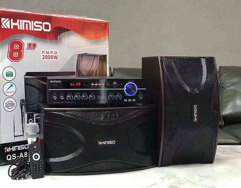 Σετ ηχεία subwoofer με ενισχυτή & μικρόφωνο Karaoke - QS-A8 - 813164 - Image 2