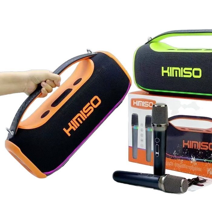 Ασύρματο ηχείο Bluetooth με 2 μικρόφωνα Karaoke KMS 807 Pro 813782 - Image 4