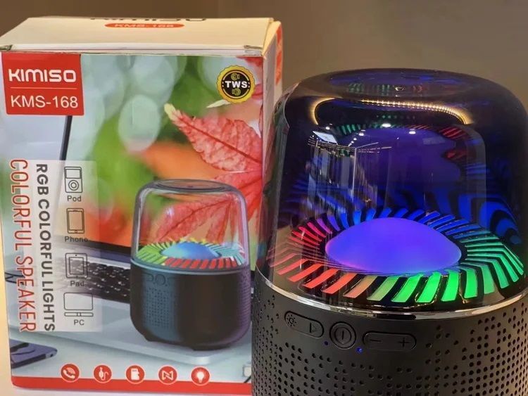 Ασύρματο ηχείο Bluetooth - KMS-168 - LED RGB - 885529 - Image 2