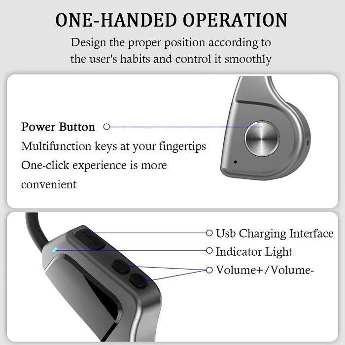 Aσύρματα ακουστικά Neckband F806 887561 - Image 4