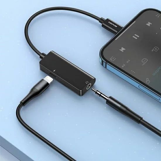 Αντάπτορας Lightning male σε Jack 3.5mm/Lightning female - CL-121 - AWEI - 888087 - Image 3