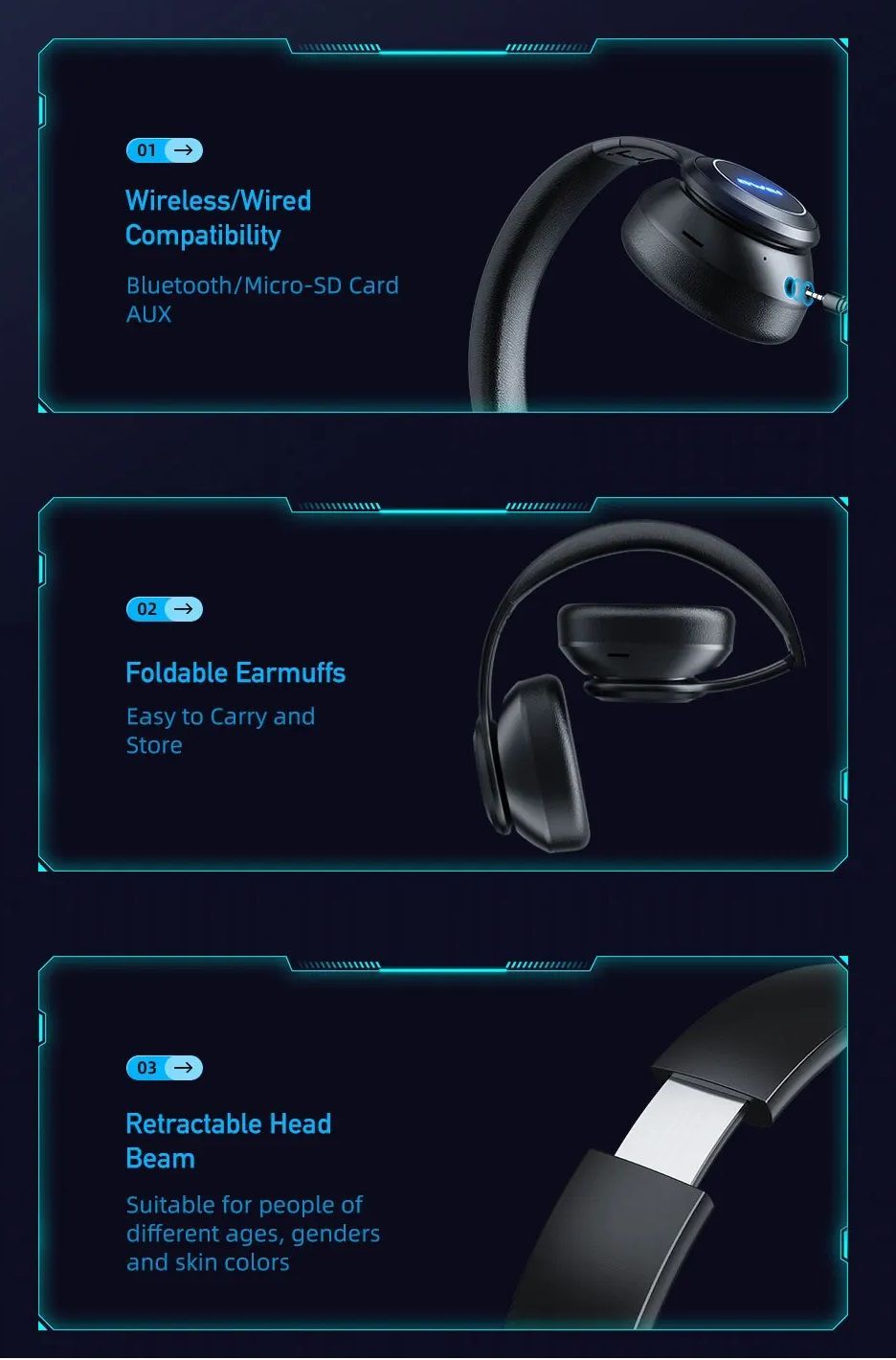 Ασύρματα ακουστικά - Headphones - A200BL - AWEI - 002615 - Image 3